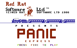 Panic Express Title Screen
